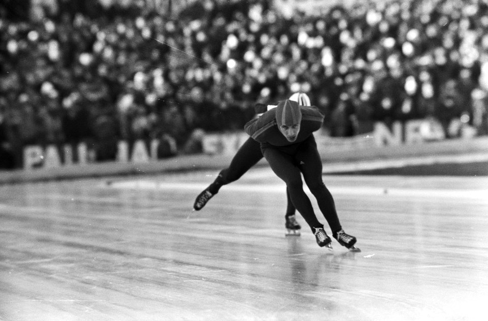 Europese kampioenschappen schaatsen heren, Heerenveen Verkerk tegen Guttormsen , Bestanddeelnr 924-2140