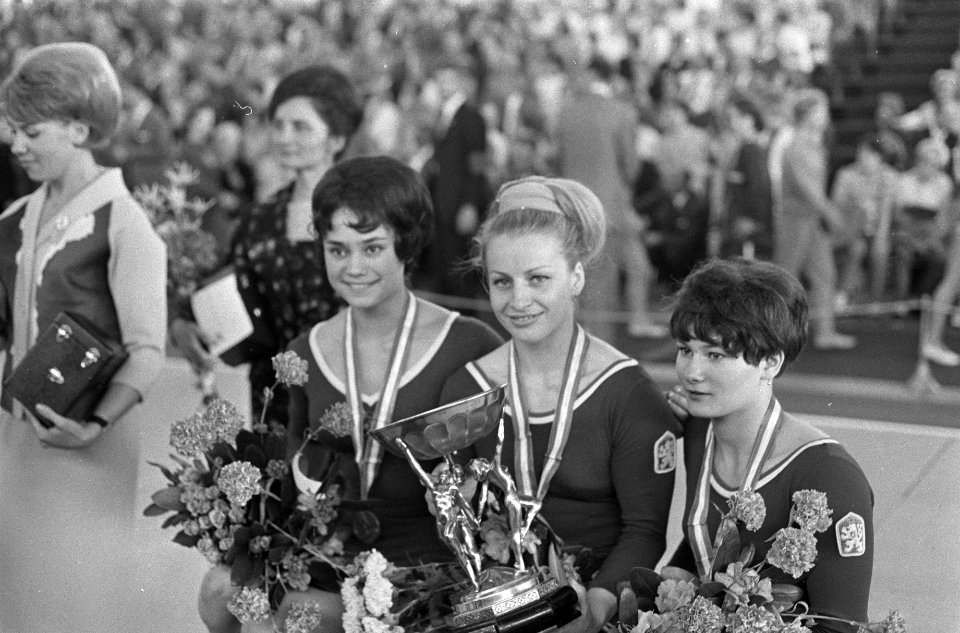 Europese turnkampioenschappen, Vera Caslavska winnares Criterium d Europe , link, Bestanddeelnr 920-3545