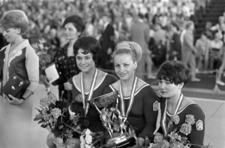 Europese turnkampioenschappen, Vera Caslavska winnares Criterium d Europe , link, Bestanddeelnr 920-3545