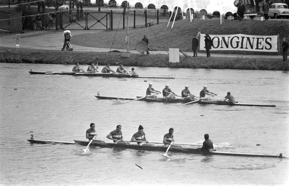 Europese kampioenschappen roeien Bosbaan, 5, 6, 7 finish Zwitserse twee, 4 gestu, Bestanddeelnr 916-7415