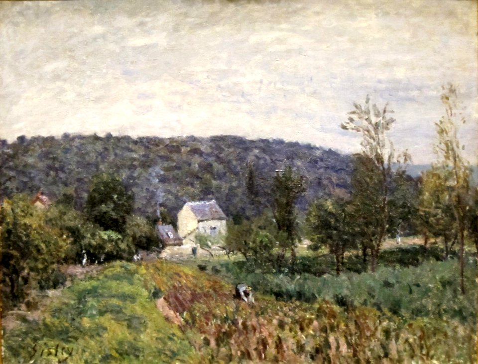 Evening, Outskirts of Paris by Alfred Sisley, San Diego Museum of Art