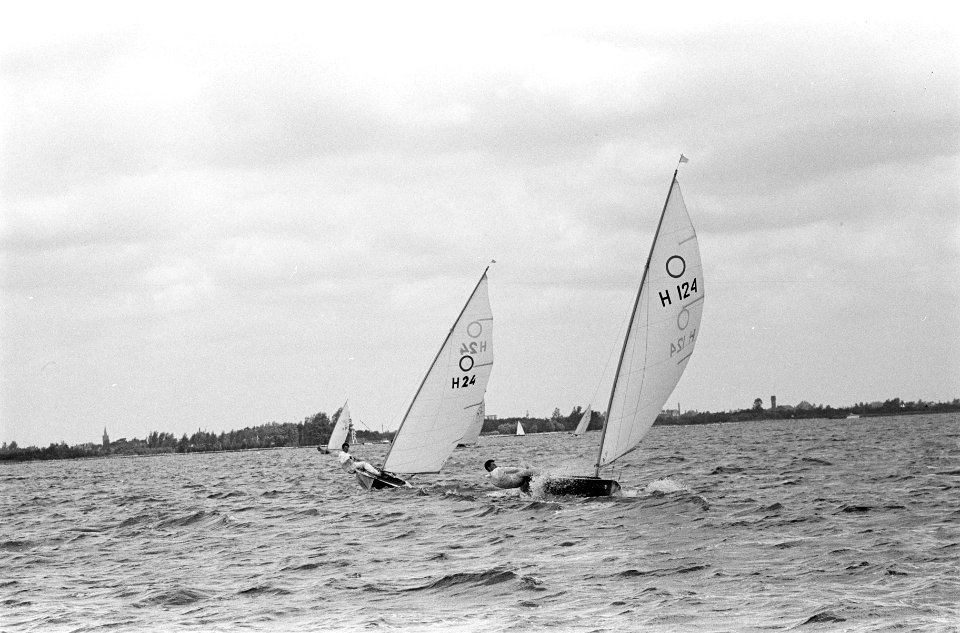 Europese Kampioenschappen Olympia Jollen (Killroy van NJ Keyzer van de Koog en, Bestanddeelnr 914-0597