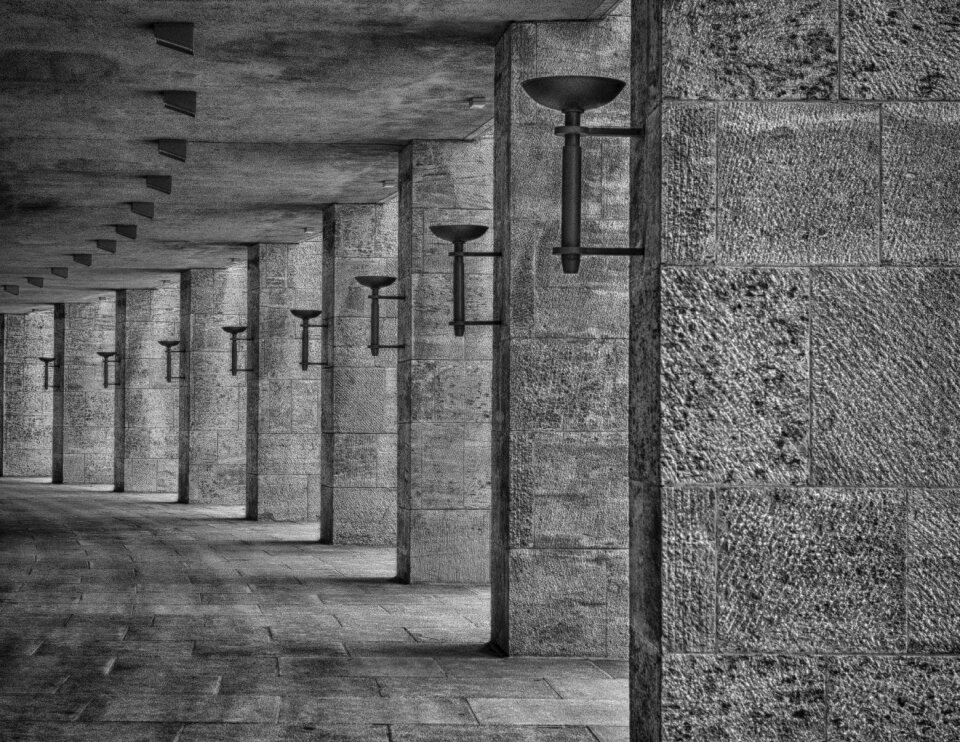 National socialism stones building