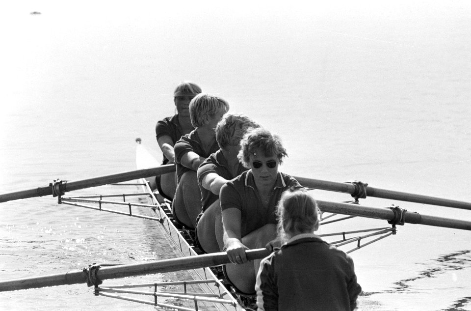 Europese Roeikampioenschappen dames, de acht van Argo tijdens training, Bestanddeelnr 919-4955