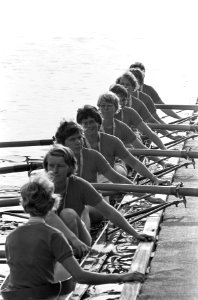 Europese Roeikampioenschappen dames 1966, de Nederlandse acht met bronzen medail, Bestanddeelnr 919-5017