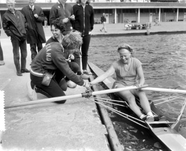 Europese roeikampioenschappen Bosbaan Amsterdam, skiff Nederland, Bestanddeelnr 916-7103