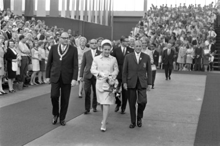 Europese turnkampioenschappen, prinses Margriet en Pieter van Vollenhoven, Bestanddeelnr 920-3550