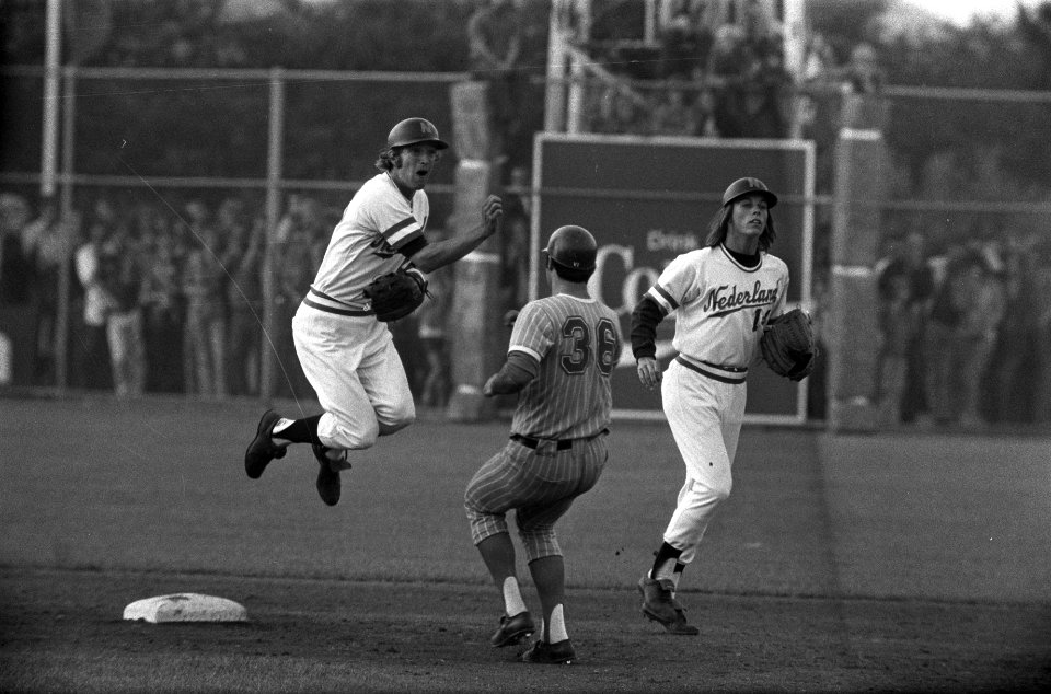 Europese Kampioenschappen Honkbal te Haarlem, Nederland tegen Italie 7-6, Arnold, Bestanddeelnr 926-5278