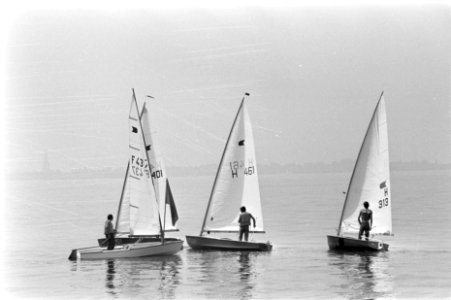 Europese kampioenschappen OK-jollen op IJsselmeer overzicht wedstrijden, Bestanddeelnr 923-7177