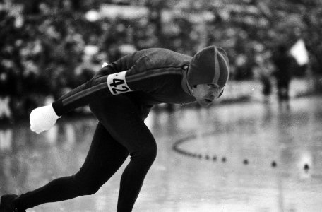 Europese kampioenschappen schaatsen heren, Heerenveen Eddy Verheijen in aktie, Bestanddeelnr 924-2143