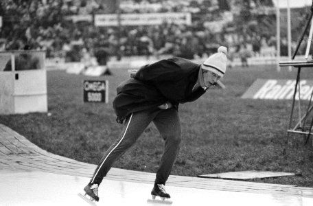 Europese kampioenschappen schaatsen heren, Heerenveen Ard Schenk na 5.000 meter, Bestanddeelnr 924-2134