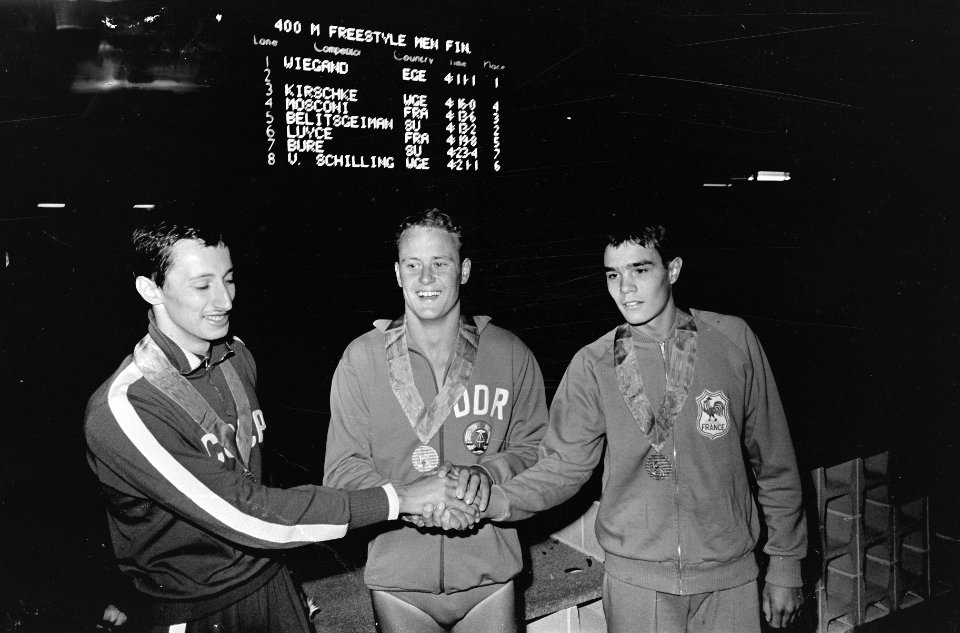 Europese Zwemkampioenschappen, Frank Wiegand kampioen 400 meter vrije slag, Bestanddeelnr 919-4883