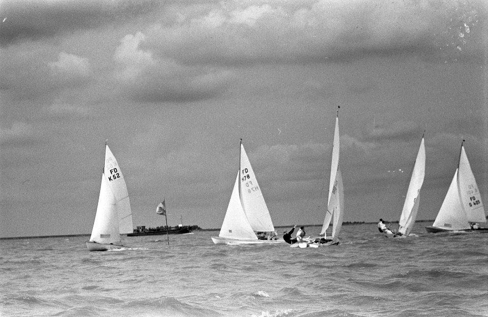 Europese kampioenschappen Flying Dutchman op Zuiderzee H 140 JM Jongkind , Bestanddeelnr 914-1868