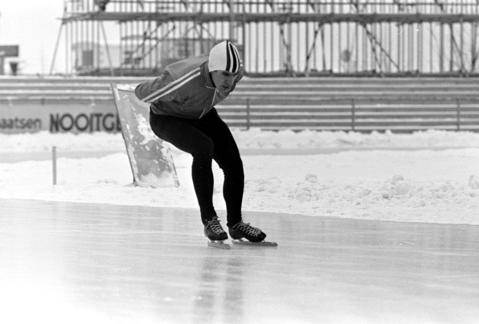 Europese schaatskampioenschappen te Deventer, Ants Antso in aktie, Bestanddeelnr 918-6898