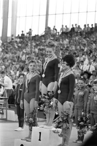 Europese turnkampioenschappen, ceremonie, vrije oefening, Bestanddeelnr 920-3549