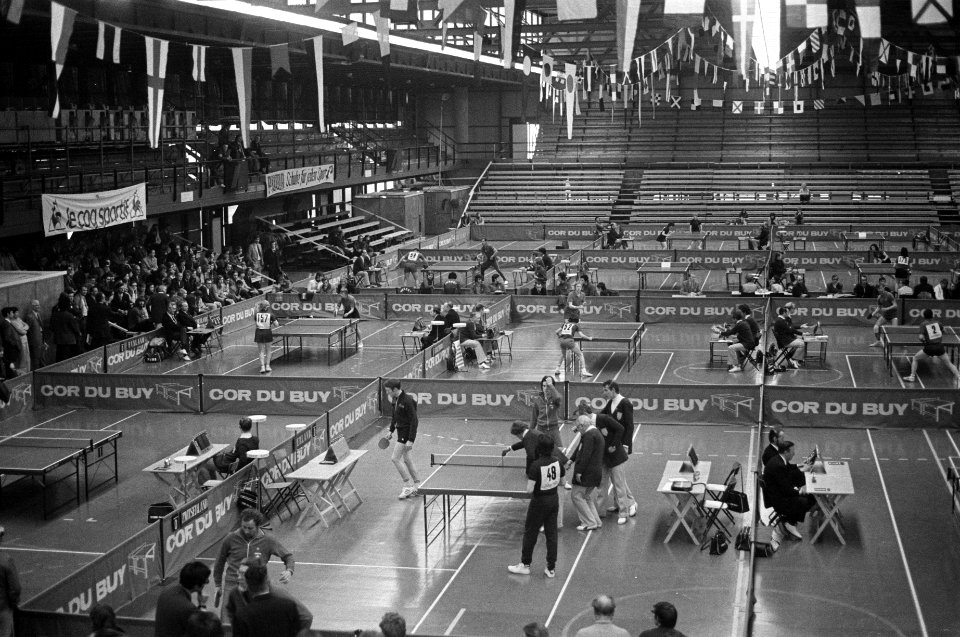Europese tafeltenniskampioenschappen in Energiehal te Rotterdam overzicht, Bestanddeelnr 925-5277