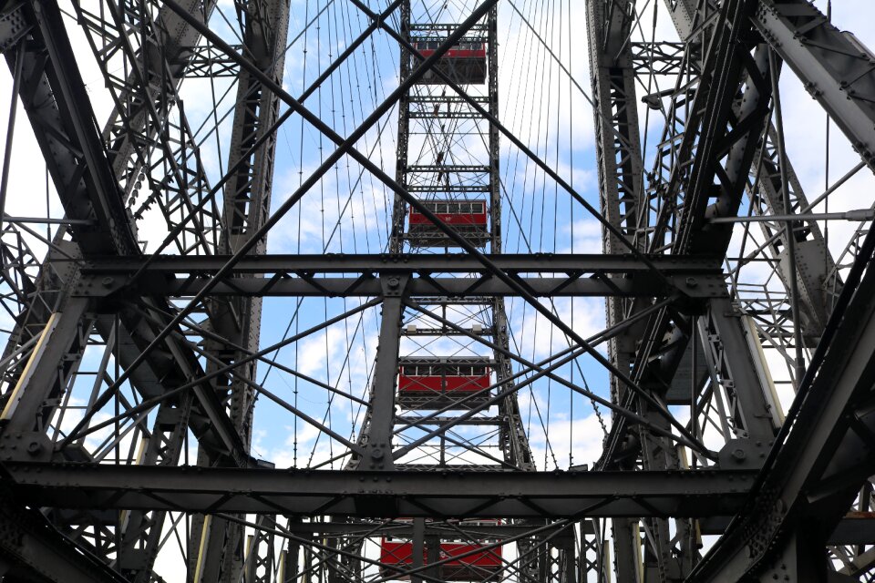 Amusement park wheel austria