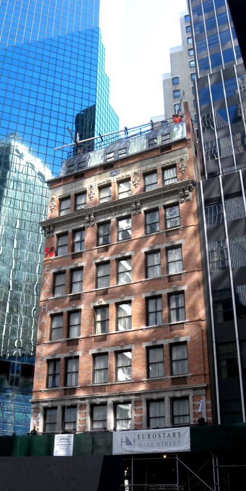 Exchange Hotel Wall Front Street jeh