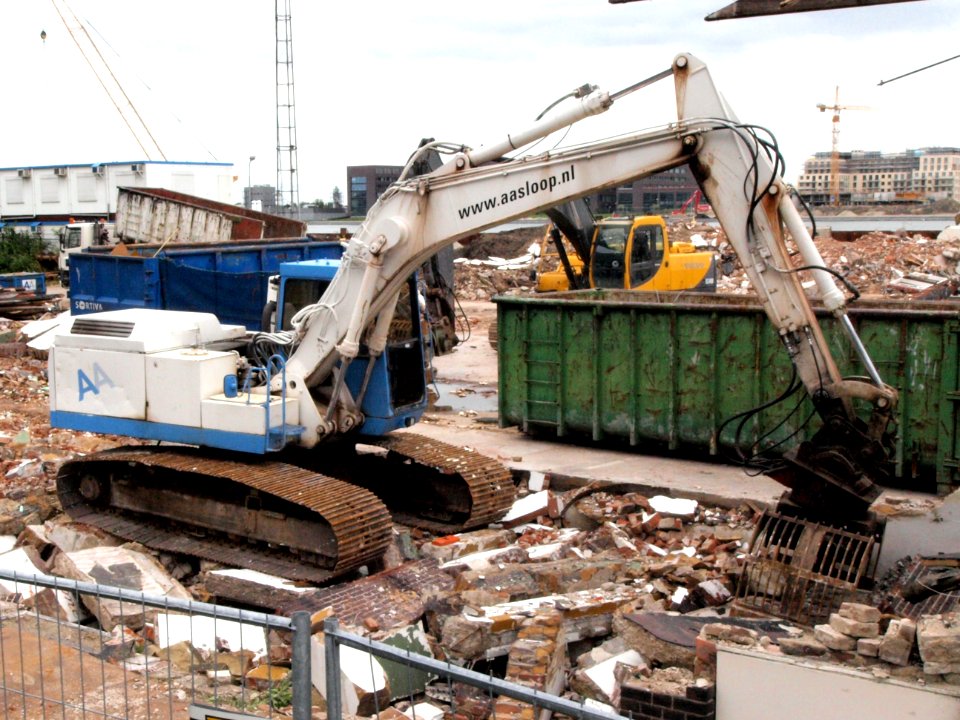 Excavator owned by AA sloop
