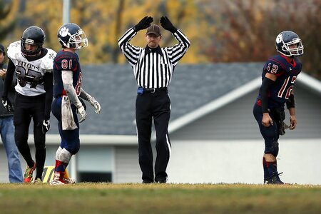 Official football official referee photo