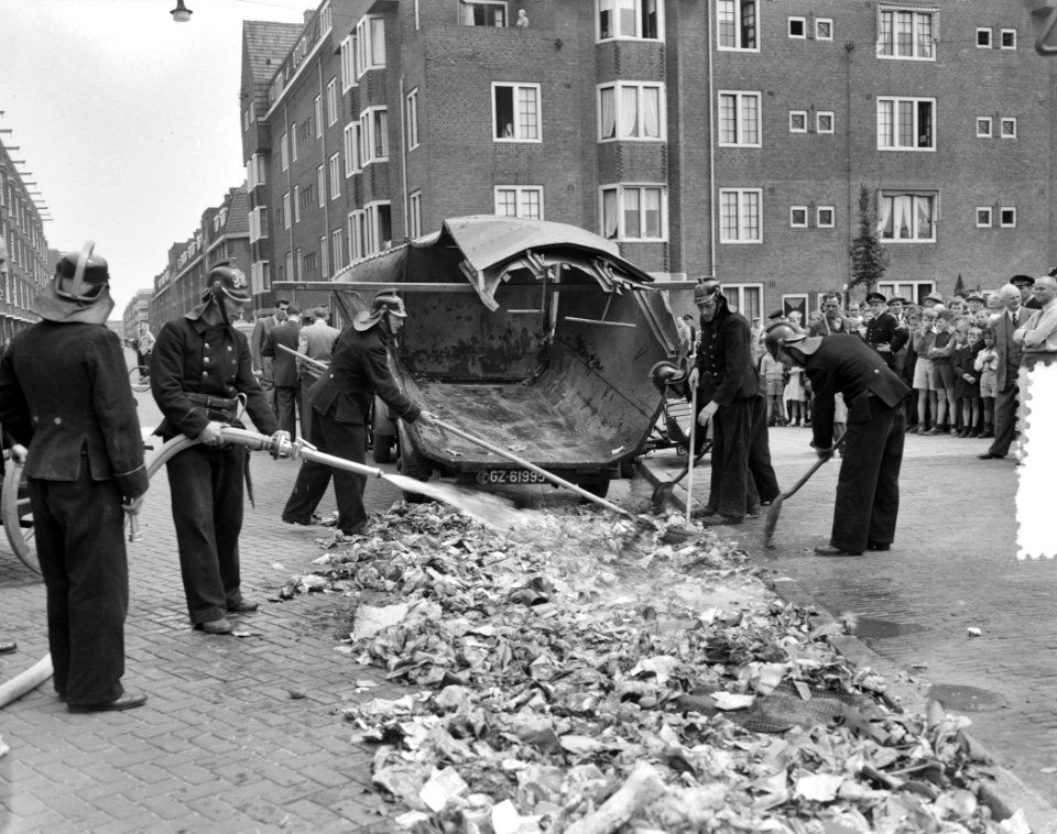 Explosie in vuilnisauto Lutmastraat, Bestanddeelnr 905-7682
