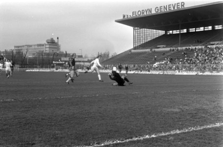 Excelsior tegen Feyenoord 1-6, Ressel scoort 0-2, Bestanddeelnr 926-3118