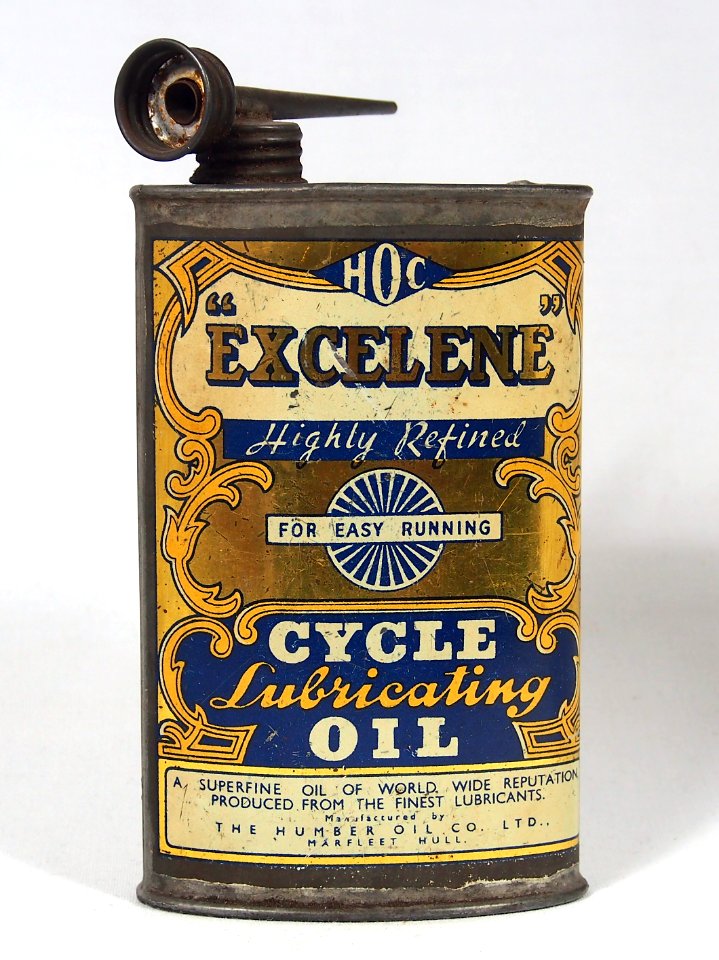 Excelene Lubricating Cycle Oil tin, pic 6