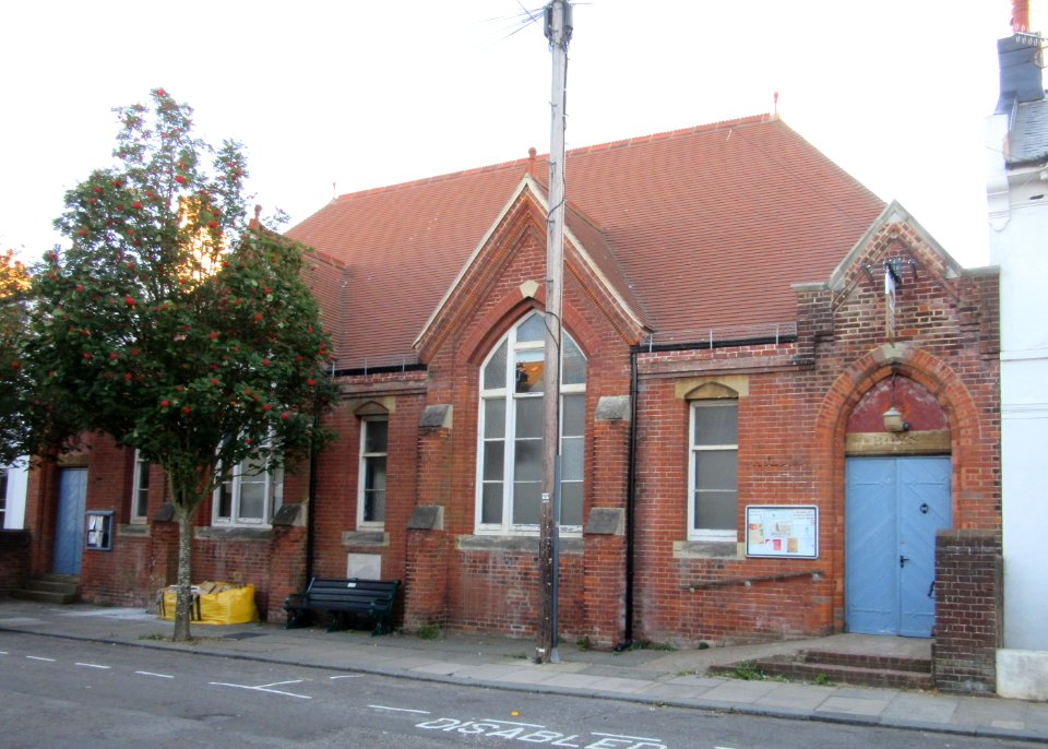 Exeter Street Hall, Exeter Street, Prestonville, Brighton (August 2016)
