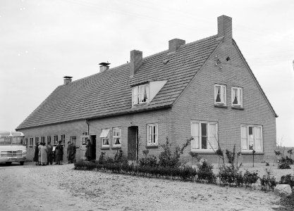 Excursie van de Nederlandse Bond van Plattelandsvrouwen in oktober 1953, Bestanddeelnr 253-6559