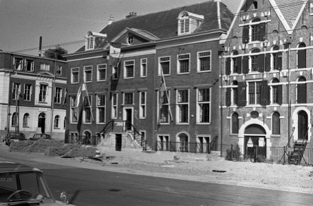 Exterieur van de Academie van Bouwkunst, Waterlooplein nr. 1, Bestanddeelnr 920-4053