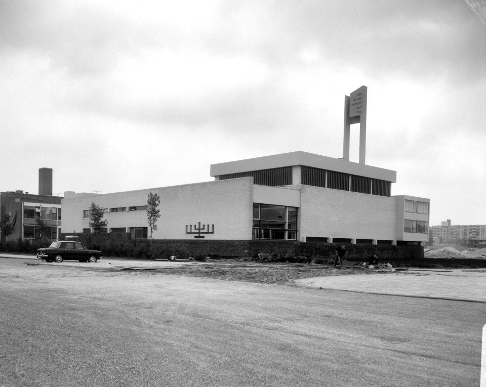 Exterieur van de synagoge, Bestanddeelnr 919-5198