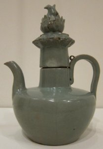 Ewer from Korea, Koryo, 12th century, stoneware with celadon glaze, Honolulu Museum of Art II
