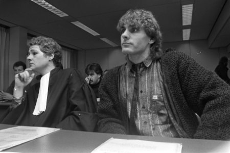 Ex-MVV voetballer Cees Schapendonk voor rechter ivm uitlatingen in Voetbal Inter, Bestanddeelnr 933-8269