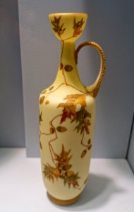 Ewer, Mount Washington Glass Company, United States, 1890-1895, glass - Portland Museum of Art - Portland, Maine - DSC04419
