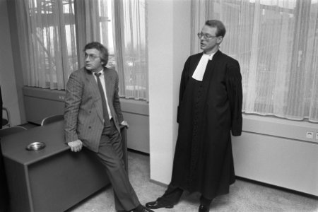 Ex-MVV voetballer Cees Schapendonk voor rechter i.v.m. uitlatingen in Voetbal In, Bestanddeelnr 933-8277
