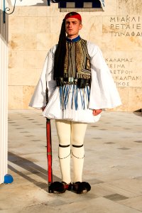 Evzone ceremonial clothing