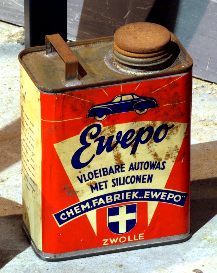Ewepo tin carwax can