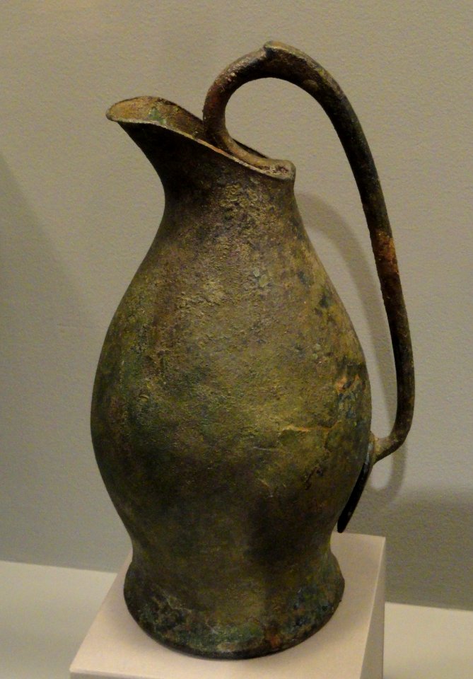 Ewer, Celtic, c. 300 BC, bronze - Hood Museum of Art - DSC09149