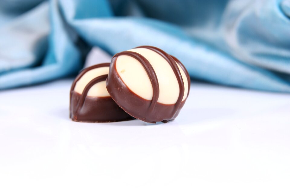 Nibble chocolate praline sweet photo