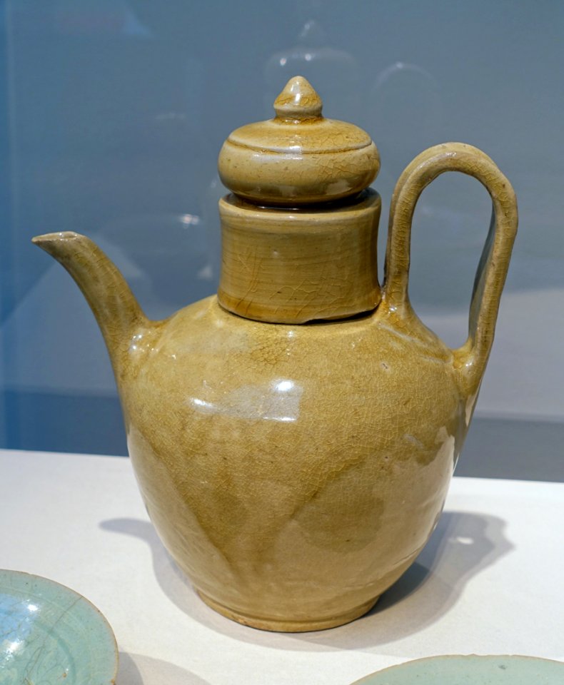 Ewer, Korea, Wonsanri or Bangsandong kilns, Goryeo period, 1000s AD, stoneware, celadon, glaze - Freer Gallery of Art - DSC04930