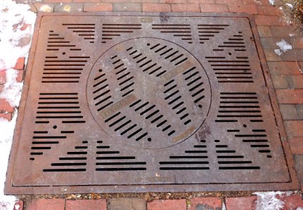 Eversource Electric, Made in USA - electrical manhole drain - Cambridge, MA - DSC02825