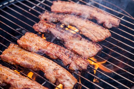 Barbecue grilling charcoal