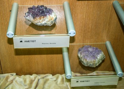 Exhibits of minerals in the National Museum of Slovenia 03