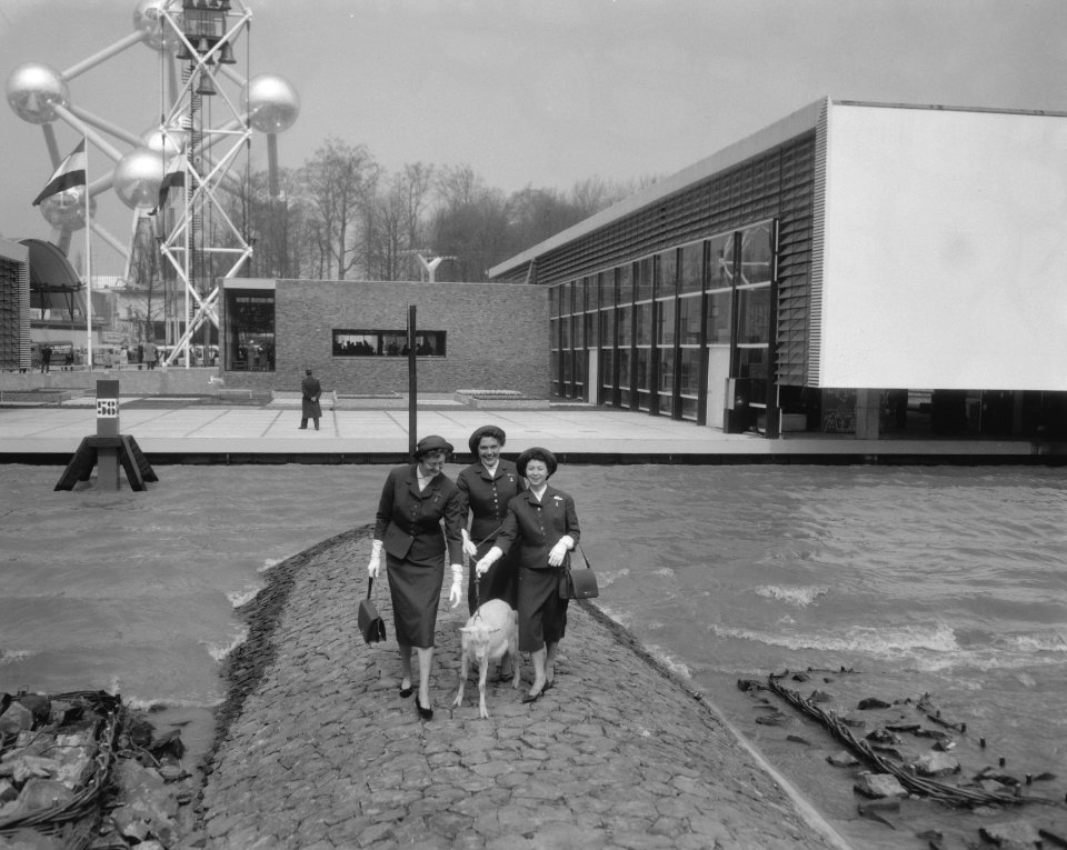Expo 1958 te Brussel (bezichtiging door de pers), Bestanddeelnr 909-4853