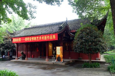 Exhibit hall - Wenshu Monastery - Chengdu, China - DSC05002