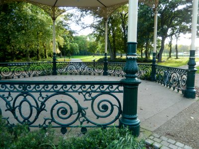 Exhibition Park bandstand, railings