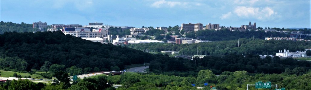 Fayetteville, AR from I-49 (cropped)