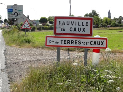 Fauville-en-Caux (Seine-Mar.) entrée
