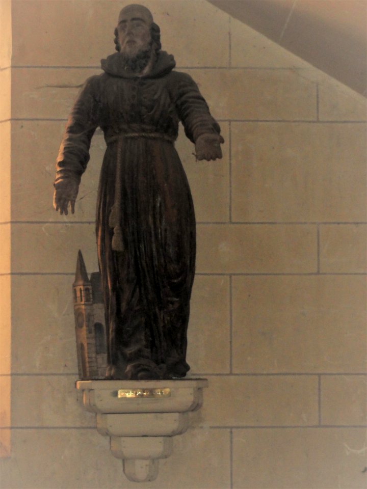 Fauville-en-Caux (Seine-Mar.) église, statue 01