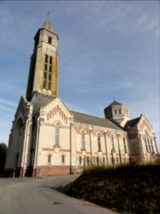 Fauville-en-Caux (Seine-Mar.) église extérieur (01)